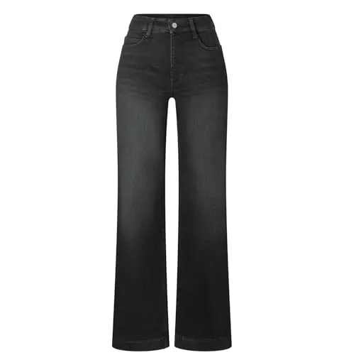 MAC Dream Wide Commercial Black Jeans - Robuster Denim mit 10oz für optimale Haltbarkeit und perfekte Passform durch Kombination von deutschen Konfektionsweiten und Inch-Längen.