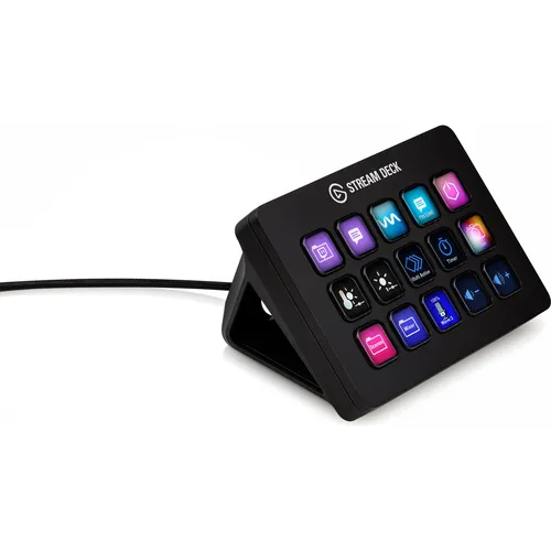 Stream Deck MK.2 - Keypad in Schwarz, vielseitig einsetzbar für Streamer und Kreative