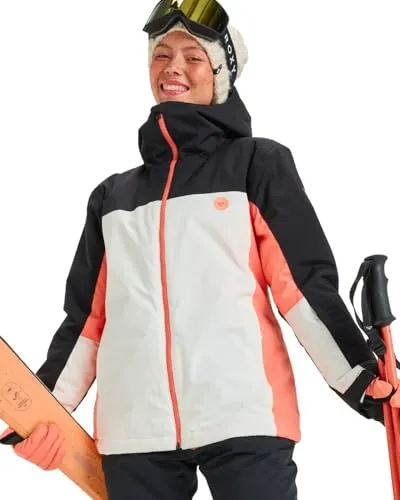 Roxy Snowboardjacke Galaxy 10K schwarz XS (34) - Wintersport-Bekleidung mit 10K Wassersäule, ideal für Schnee und Kälte, aus 100% Polyester, maschinenwaschbar und in stylischem Schwarz.