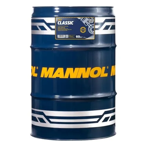 Mannol Classic 10W-40 Motoröl - MN7501-60 - Hochwertiges Motoröl für optimale Schmierung und Schutz, ideal für ältere Fahrzeuge und klassischen Motoren.