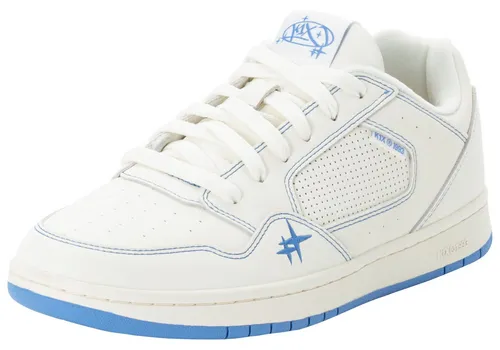 K1X Sweep Gk Prm Sneaker - Sneaker mit basketball inspiriertem Design, aus hochwertigem Leder, ideal für sportliche Outfits und den Alltag, Größe 43 EU, Farbe beige-blue.