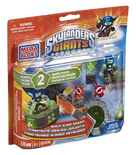 MEGA BLOKS - Skylanders Giants Battle Portal 2 - Stealth Elf (18 Teile)