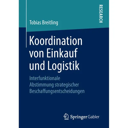 Springer Koordination von Einkauf und Logistik (Tobias Breitling, 2018) (55982104)