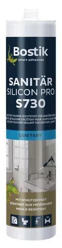 Bostik S730 Sanitär Silicon Pro Mittelgrau 300 ml