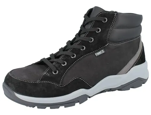 Finn Comfort FINNCO Temuco Damen Wanderschuhe Wanderstiefel schwarz grau Leder