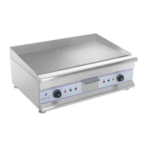 Royal Catering Elektrogrill 60cm - Leistungsstarker Griddle Bräter mit 6400 W - Grills: Hochwertige Elektrogrillplatte mit glatter Oberfläche, ideal für professionelle Anwendungen und große Grillpartys.