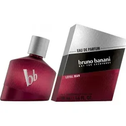 Bruno Banani Loyal Man Eau de Parfum 50 ml - Unisex Parfüm mit langanhaltendem, stilvollem Duft. Entdecken Sie die fruchtige Würze und holzige Amber-Spur für einen verführerischen Auftritt.