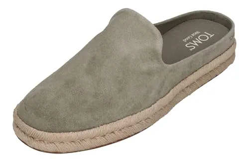 TOMS Santiago Mule Sandalen 44 - Beige/Oliv - Bequeme Leder-Slippers mit umwickelter Zwischensohle für stilvollen Freizeitkomfort. Entdecken Sie weitere TOMS Angebote bei Bergfreunde.de!