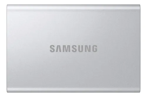 Samsung Portable SSD T7 Resurrected 1 TB USB-C 3.1 - Kompakte externe SSD mit 1 TB Speicher, blitzschnellen Übertragungsraten von bis zu 10 Gb/s und robustem Design für zuverlässige Datenspeicherung.