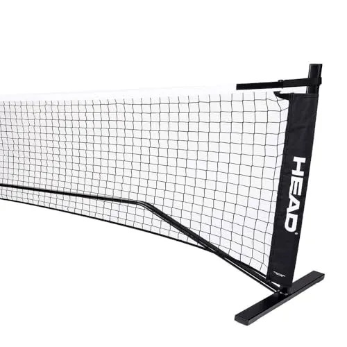 Head Mini Tennisnetz 6,1 m - Ideal für Einsteiger - Tennissaiten - Leicht und schnell aufzubauen, perfekt für Trainingsstunden und erste Ballwechsel, mit Tragetasche und in zwei Längen erhältlich.