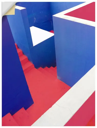 Artland Wandbild staircase, Elemente der Architektur (1 St), als Alubild, Leinwandbild, Poster, Wandaufkleber in verschied. Größen