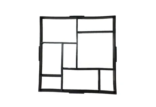 HTI-Living Trittsteine Betongießform Gehwegplatte Nessa Edge, 50x50 cm, Stück, 1-St., 1 Gießform, Schalungsform Trittstein