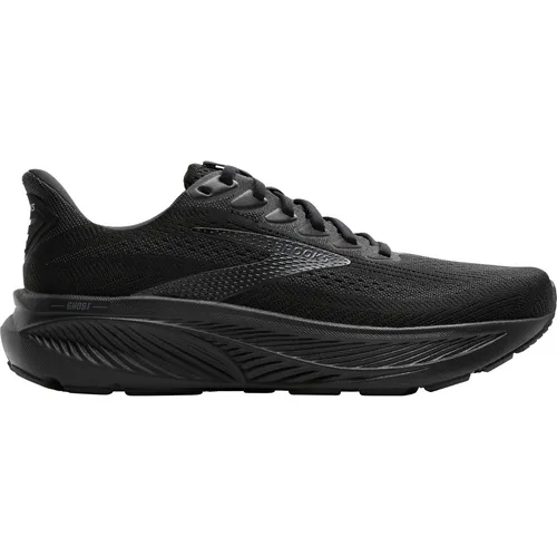 Brooks Herren Ghost 17 schwarz 45.0 - Laufschuhe mit innovativer DNA LOFT v3 Dämpfung für ein sanftes Laufgefühl. Atmungsaktives Obermaterial und nachhaltige Außensohle aus recyceltem Gummi sorgen für Komfort und Langlebigkeit.