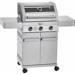 RÖSLE Gasgrill GOURMET G3 Edelstahl 50mbar - Hochwertiger Edelstahl-Gasgrill mit 3 Brennern, ideal für Grillliebhaber, die Wert auf Langlebigkeit und gleichmäßige Hitzeverteilung legen.