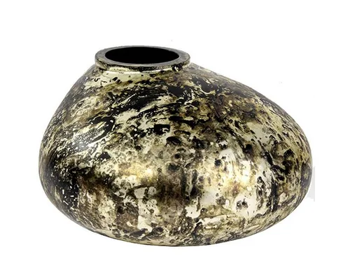 Lambert Dekovase Kala Vintage Silber Glas (15,5cm) - Entdecken Sie die stilvolle Lambert Dekovase Kala in Vintage Silber. Diese elegante Vase vereint Handwerkskunst und zeitloses Design und setzt Ihre Blumen perfekt in Szene.