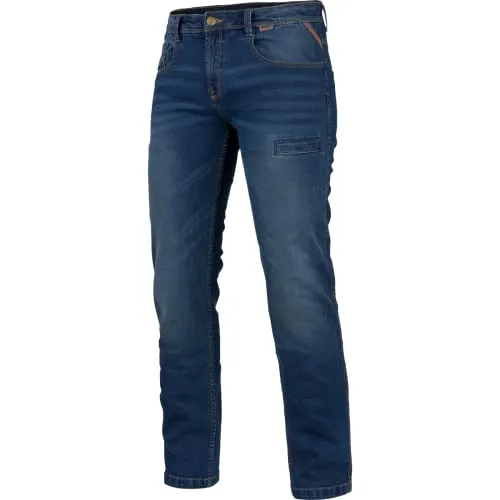 WÜRTH MODYF Arbeitsjeans Stretch X - professionelle Arbeitshose für Herren - Arbeitsjeans mit Reißverschluss - in der Größe 60 in Blau