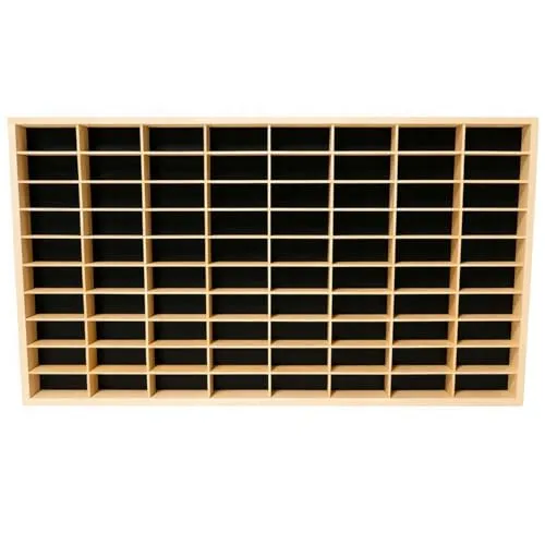 ArtTwist Modellauto Vitrine | Hot Wheels Aufbewahrung mit 80 Fächern | Wandregal für Sammler (Schwarz) - Praktische Sammlervitrine mit 80 Fächern zur optimalen Aufbewahrung von Modellautos und Figuren. Ideal für kreative Wanddekoration und einfache Montage – ein Must-Have für jeden Sammler!