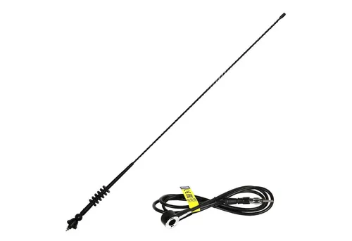 Alca Universal Fiberglas Antenne 80cm schwarz - Hochwertige Fiberglas Antenne für klare Radiosignale. Robustes, leichtes Design für einfachen Einsatz und optimale Empfangsqualität.