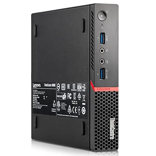 Lenovo Mini-PC Desktop-PC ThinkCentre M700 Tiny, Prozessor Core i7-6700T, 8 GB RAM, 240 GB SSD, Win 11 Pro (Generalüberholt)