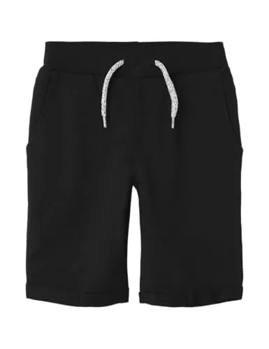 Name IT Jungen Nkmvermo Long SWE Unb F Noos Shorts, Schwarz, 116 EU