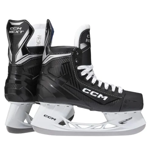 CCM Next Junior Schlittschuhe – Fahrfertig geschliffen, Größe 01.0 (33.5) - Optimale Passform mit Regular-Weite, ideal für junge Eisläufer. Sofort einsatzbereit für unbeschwerte Fahrfreude auf dem Eis.