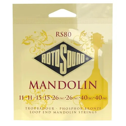 Rotosound RS80 Troubadour Mandoline Phosphor Bronze