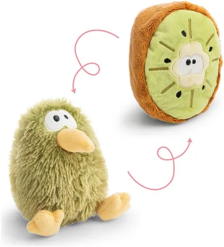 Nici Kuscheltier Let Me Out, Kiwi mit Wendefunktion, 15cm, 2in1 Wendeplüschtier