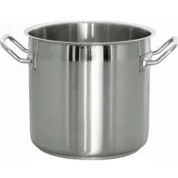 SCHNEIDER Kochtopf 531001 aus Edelstahl, 5,75 l - Töpfe mit satinierter Oberfläche und 8mm Sandwichboden für optimale Wärmeverteilung. Ideal für vielseitige Kochanwendungen und komfortables Handling durch Kalt-Griffe.
