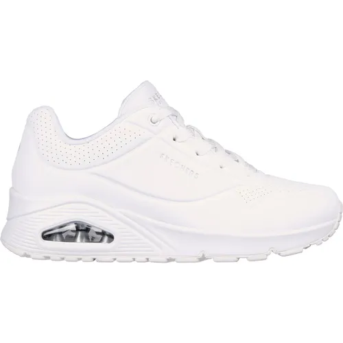 Skechers Uno Sneaker Damen - Komfortable Sneakers in Größe 40 - Schuhe mit Durabuck-Mesh-Obermaterial und Air-Cooled Memory Foam für optimalen Tragekomfort, perfekt für den Alltag.