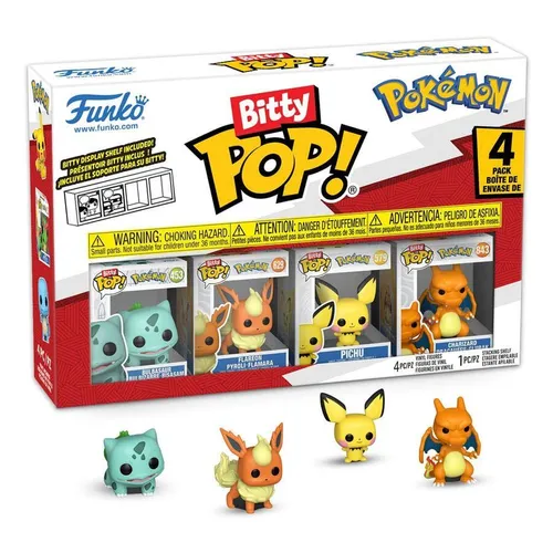 Funko Pop! Games Figurenset Bitty Pop Pokemon Serie 3