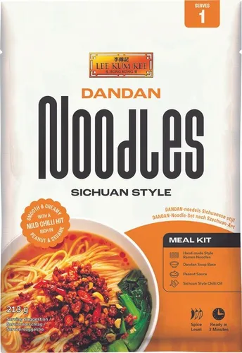 LKK DanDan Nudeln Meal Kit, Szechuan-Art 213g Dandan Ramen Nudeln Sichuan Style