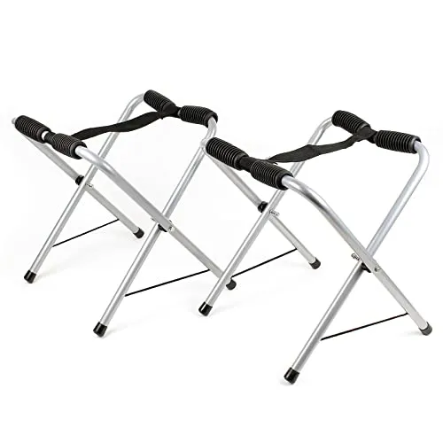 Wiltec Kajak Lagergestell Set aus Aluminium – Klappbarer Aufbewahrungsständer für Kajaks, Kanus und SUPs - Stabil und leicht: Das klappbare Aluminium-Lagergestell ermöglicht eine flexible und platzsparende Aufbewahrung Ihrer Wasserfahrzeuge. Ideal für Familien oder Besitzer mehrerer Boote, bietet es vielseitige Nutzungsmöglichkeiten.