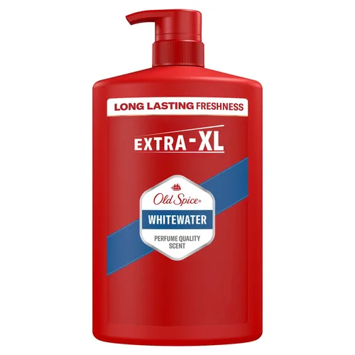 Old Spice 3-in-1 Duschgel Whitewater 1L - Old Spice 3-in-1 Duschgel für Haar, Gesicht und Körper, 1000 ml. Erlebe erfrischende Reinigung und einen maskulinen Duft, der den ganzen Tag anhält. Ideal für den praktischen Einsatz im Alltag.