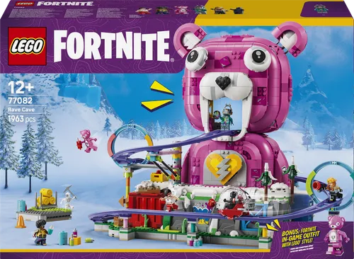 LEGO® Fortnite 77082 - Rave Cave - Vollständiges LEGO Set mit 1963 Teilen für kreative Bauprojekte. Ideal für Fans von Fortnite, fördert das Spielen und die Fantasie. Verpackt in einer ansprechenden Schachtel.