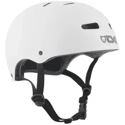 TSG Helm Skate BMX Colors Halbschalenhelm, Injected White, L/XL - Fahrradhelm mit Hardshell Konstruktion, austauschbaren Pads in 2 Größen und 13 Belüftungsöffnungen für optimalen Komfort und Sicherheit.