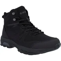 Hi-Tec JACKDAW MID WP Wanderschuh 44 EU - Wasserdichter Wanderschuh in Schwarz, ideal für sportliche Aktivitäten und unwegsames Gelände. Fällt klein aus, bitte eine Größe größer wählen.