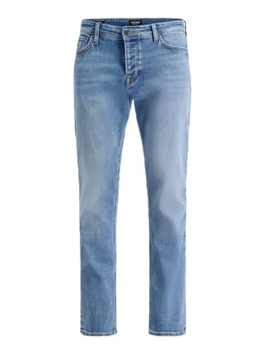 JACK & JONES Herren JEANS Mike Tapered Fit – 5 Farben - Moderne Herrenjeans im Tapered Fit für jeden Anlass. Bequem und stilvoll dank hochwertiger Baumwollmischung – ideal für Freizeitaktivitäten.