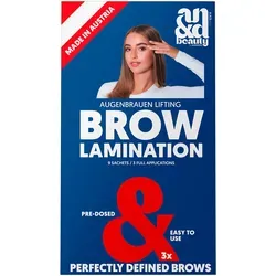 A.N.D. beauty Brow Lamination Set *NEU* - Augenbrauenstift & -farbe, professionelles Brow Lamination Kit für perfekt geformte und langanhaltende Augenbrauen.