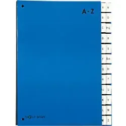 PAGNA Pultordner Blau DIN A4 Hartpappe A - Z Blau