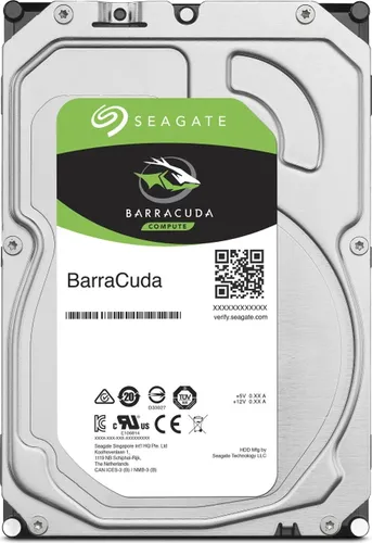 Seagate BarraCuda HDD ST8000DM004 - 8TB interne 3,5 Zoll Festplatte, hohe Leistung und Zuverlässigkeit für Desktop-PCs und externe Gehäuse