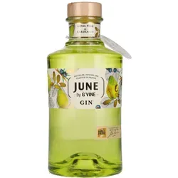 JUNE by G'Vine Gin Royal Pear & Cardamom 0,7l - Exquisiter Flavoured Gin mit 37,5% Vol., vereint die Eleganz von reifer Birne und würzigem Kardamom. Ideal für kreative Cocktails und erfrischende Gin Tonics.