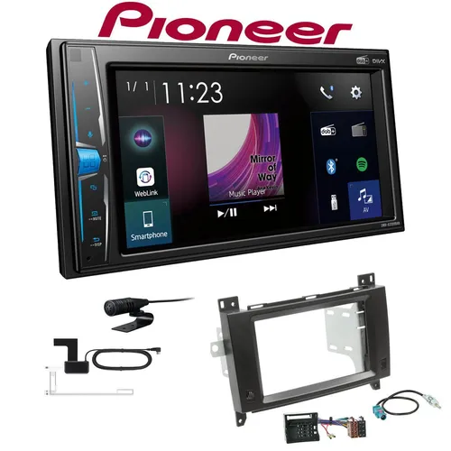 Pioneer Autoradio Bluetooth DAB+ für Mercedes Benz Vito Viano 2006-2014 - 2 DIN Autoradio mit Touchscreen, Bluetooth und DAB+, perfekt für nahtloses Streaming und digitalen Empfang im Mercedes Benz Vito und Viano.