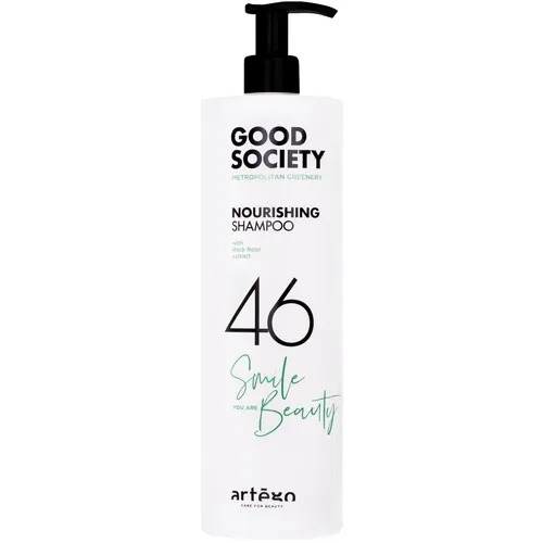 ARTEGO Good Society Nourishing 46 Shampoo, 1000 ml - Hochwertiges Shampoo für gesunde, nährende Haarpflege. Ideal für Erwachsene, Unisex, mit besonderen Inhaltsstoffen für geschmeidiges Haar.