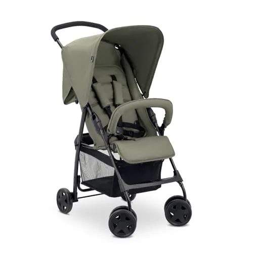 hauck Buggy Sport - Ultra Leicht, nur 5,9 kg - Leichter Reisebuggy für Kinder bis 15 kg, mit Liegefunktion und extra großem Korb für bis zu 3 kg. Ideal für Reisen und platzsparend zusammenklappbar.