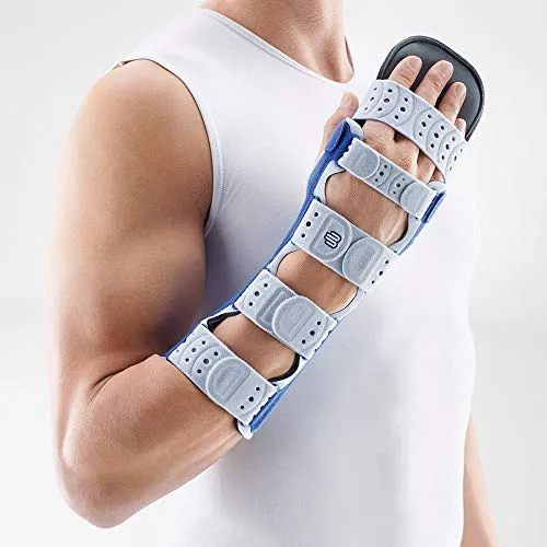 BAUERFEIND Long Plus Handgelenk-Bandage, Titan, Größe 1 Transparent