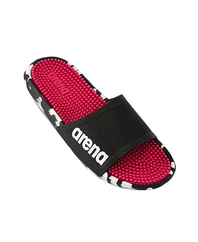 Arena Unisex Marco BI Slide Sandal, PINK, 38 EU - Dusch- & Badeschuhe für Herren, mit angenehmem Massage-Fußbett und verbesserter Rutschfestigkeit für optimale Sicherheit im Wasser.