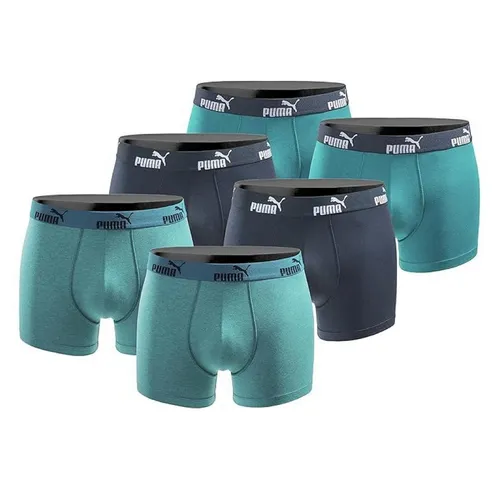 PUMA Boxershort 6er Pack Herren Basic Black Limited Edition - Herren-Boxershorts im 6er Vorteilspack – hochwertige Baumwolle für optimalen Tragekomfort und Atmungsaktivität. Ideal für Sport und Alltag, in verschiedenen Farben erhältlich.