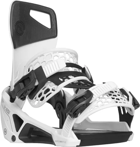 NIDECKER SUPERMATIC JUNIOR Bindung 2025 white - S - Snowboard Bindungen mit selbstschließendem System für einfache Handhabung. Ideal für All-Mountain-Riding und Rider Approved für alle Könnerstufen.