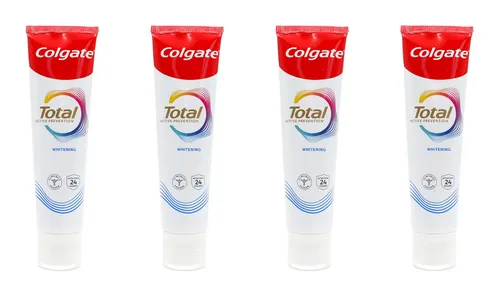 Colgate Total Active Prevention Whitening Zahnpasta Zahncreme , 4x100ml EA17329