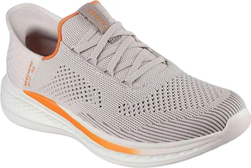 Skechers Slade Quinto Slip-On Braun SND EU 42 - Sneaker mit exklusivem Heel Pillow™ für optimalen Halt, atmungsaktivem Funktionsstrick und Air-Cooled Memory Foam® für besten Gehkomfort. Ideal für den Alltag!